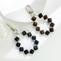 Heart Shaped Bead Bracelet Keychain With Gold Tone Clasp view 4