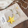 Glossy Ceramic Starfish Pendant Necklace in Three Colors view 8