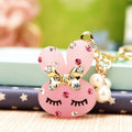 Jeweled Rabbit Keychain Collection in Twenty-Two Pictured Designs view 8