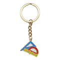 Study Hard Ruler Protractor Enamel Keychain Two Styles view 7
