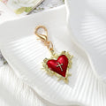Gothic Thorn Heart and Cross Lobster-Clasp Charms in Six Designs view 4