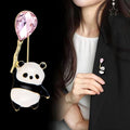 Panda Enamel Metal Brooch Pin for Jackets and Lapels view 4