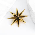 Silver Tone Flower Two Designs Metal Brooch Pin for Jackets and Lapels view 4