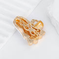 White Pumpkin Metal Brooch Pin for Jackets and Lapels view 3