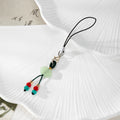 Jade-Tone Gourd Butterfly Phone Charms Black Strap 14 Styles view 12