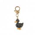 Gold Tone Gothic Skeleton Cat, Duck and Alien Heart-Clasp Charms view 9