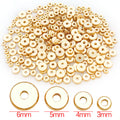 Flat Wheel Shape Metal Spacer Discs Jewelry Findings view 7