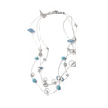 Pastel Stone and Pearl Layered Necklaces in Three Styles view 5