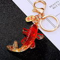 Translucent Arowana Fish Keychains in Ten Color Finishes view 2