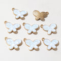 Colorful Enamel Butterfly Charms in Seven Assorted Options view 9