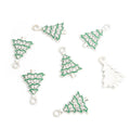 Crystal Christmas Tree Jewelry Components For DIY Earrings And Bracelets Charms view 6