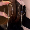 Silver Chain Hoop