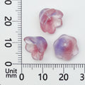 Bell Flower Glass Beads in Thirty Three Gradient Color Finishes view 7