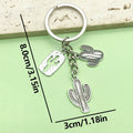Cactus Charm Keychains in 25 Pictured Variations for Bags and Keys view 2