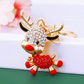 Jeweled Snowflake Santa Hat and Red Christmas Stocking Keychains view 4