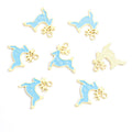 Enamel-Look Gold Silver Reindeer Alloy Charms in 14 Styles view 10