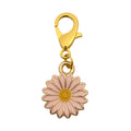 Enamel Daisy Flower Charm Gold Lobster Clasp Eight Colors view 7