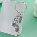 Starfish, Shell and Mermaid Charm Keychains Featuring Silver Starfish Across 36 Variations view 3