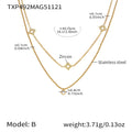 Crystal Flower Necklace and Bracelet Collection in Two Metal Tones view 9