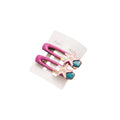 Acrylic Star Letter Snap Duckbill Hair Clip Pair 4 Styles view 5