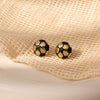 Gold Black Studs