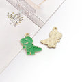 Enamel Zinc Alloy Dinosaur Tyrannosaurus Charm Pendant for DIY Bracelet Necklace Earrings