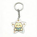 Clear Star Bear Keychain With Metal Ring in Two Packaging Styles view 5