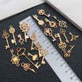 Yellow Key Metal Charms with 26 Listed Options for Jewelry Making view 3
