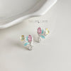 Pink Bouquet Stud