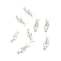 Enamel-Look Silver Gold Fish Bone Alloy Charms in 14 Styles view 9