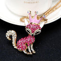 Crystal Elephant Rocking Horse and Horse Long Sweater Pendant Necklaces view 4