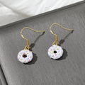 Gold Enamel Rabbit Ice Cream Donut Earrings 8 Styles view 4