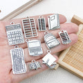 Metallic School Supply Metal Charms with 25 Listed Options view 3