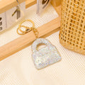 Rhinestone Mini Handbag Keychain AB Crystal Bag Charm view 3