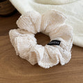 Knit Openwork Lace Scrunchie Hair Tie 4 Color Options view 6
