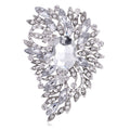 Blue Flower Crystal Nine Designs Metal Brooch Pin for Jackets and Lapels view 6