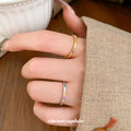 Two Ring Sets With Colorful Star Motifs In Gold Tone Or Silver Tone view 3