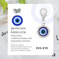 Rhinestone Evil Eye Charm with Protection Good Luck Card view 3