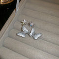 Blue Crystal Stud and Drop Earrings in Eleven Designs view 11