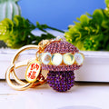 Jeweled Dome Mushroom Keychains in Six Colors plus Assorted Option view 4
