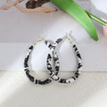 Thirty Three Fabric Wrapped Patterned Mixed Statement Earrings view 12