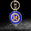 Crystal Round Fortune Plaque Keychains in Five Colors plus Assorted view 8