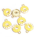 Enamel-Look Gold Silver Donut Alloy Charms in 12 Styles view 4