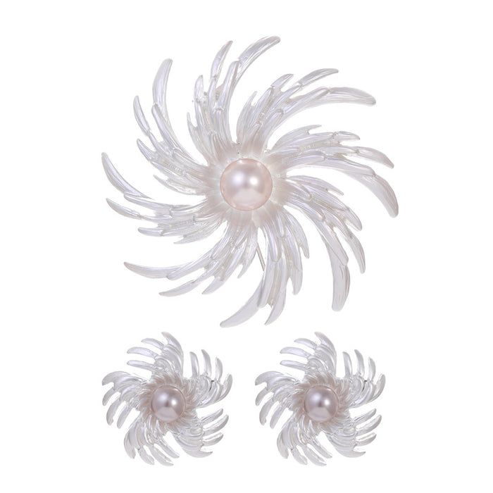 Silver Tone Snowflake Four Designs Metal Dangle Earrings
