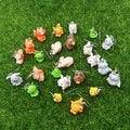 Miniature Resin Pig Cat Frog and Animal Hook Earrings in Twelve Designs view 2