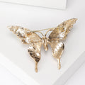 Jeweled Enamel Butterfly Brooch in Four Wing Colors view 3