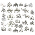 Metallic Elephant Metal Charms with 16 Listed Options view 1