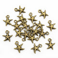Textured Starfish Charms In 2 Styles For Jewelry Making view 3