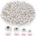 Vertical Fluted Hollow Pumpkin Spacer Beads for Jewelry Making view 6