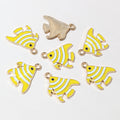Striped Enamel Tropical Fish Charms in Seven Color Styles view 8